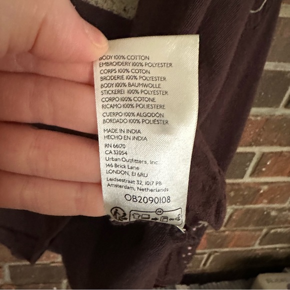 Free People Chocolate Brown We The Free Lilith Tee - Picture 3 of 9